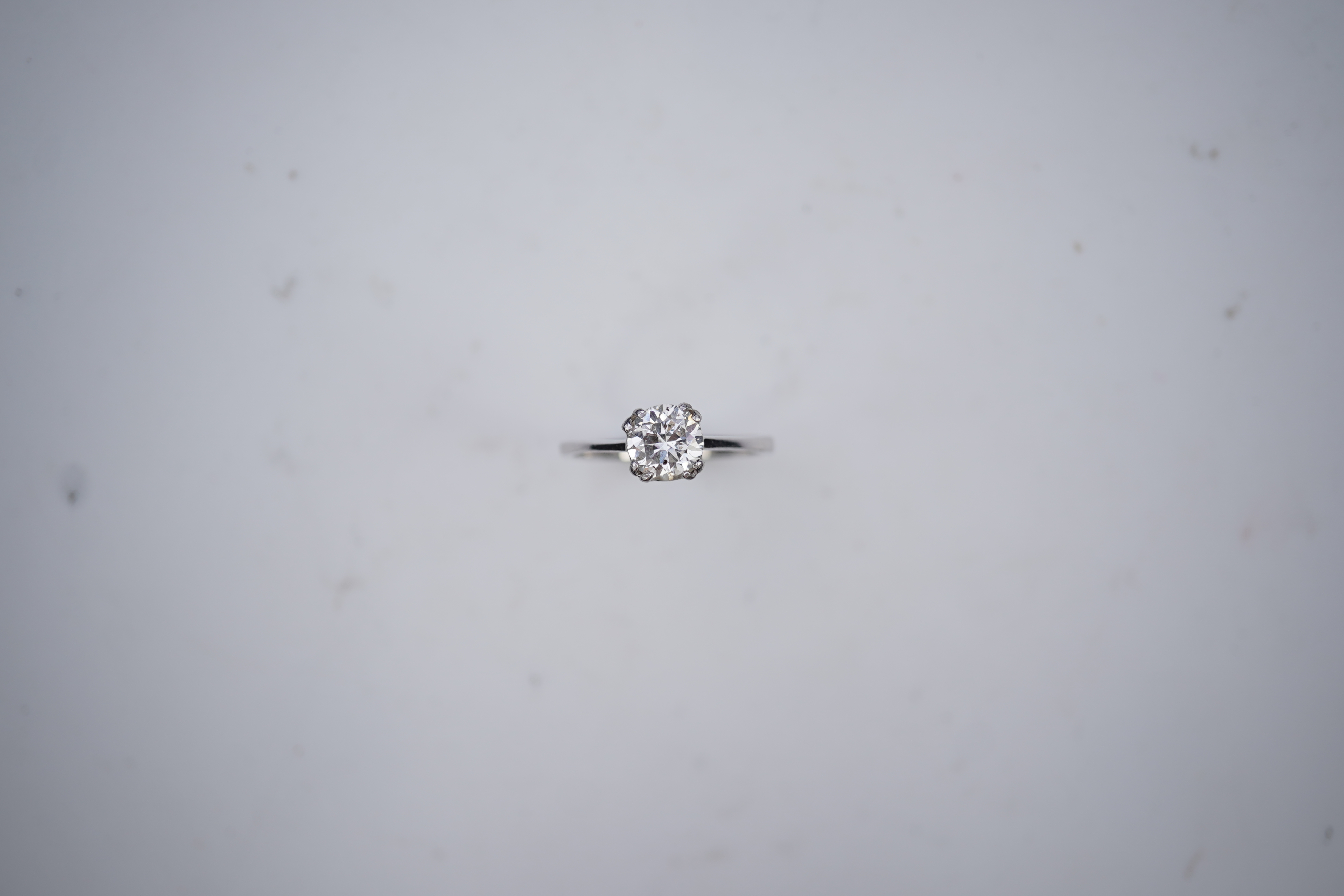 A diamond cluster ring, circa 1900